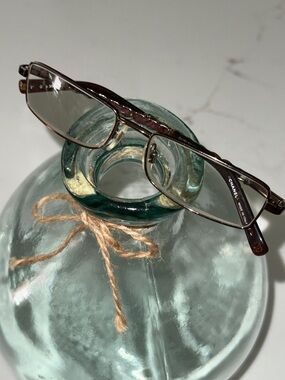 Vintage Genuine Chanel Metal Frame Reading Glasses